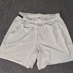 Men's Gray Athletic Shorts Lululemon Camo 7 inch